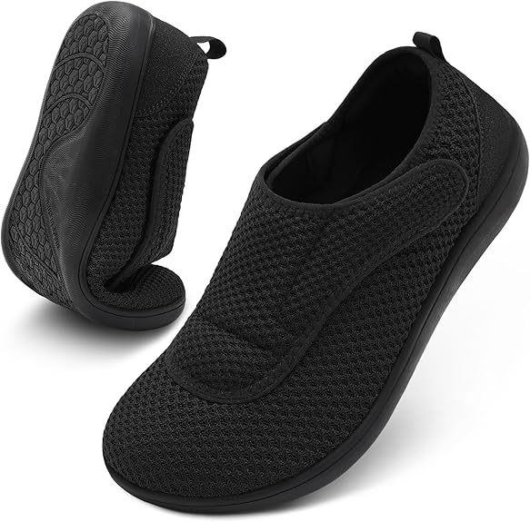 2025 Men's Lightweight Extra Wide Width Orthopedic Hands-Free Foot Pain Relief Slip-on Shoes - Image 5