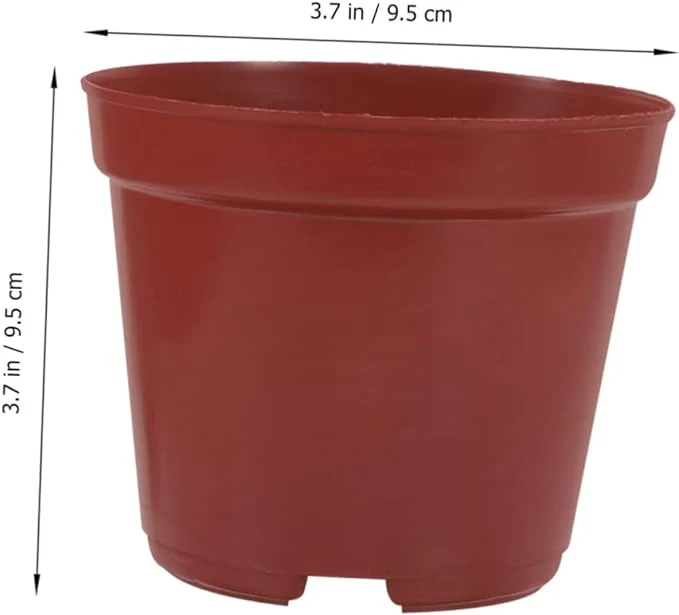 50pcs Plastic Flower Pot Seeding Nursery Pot Round Plant Pot Plastic Planters Large Flowerpot Plastic Plant Pots Large Flower Pot Flowers Small Banyan Tree Office - Image 5