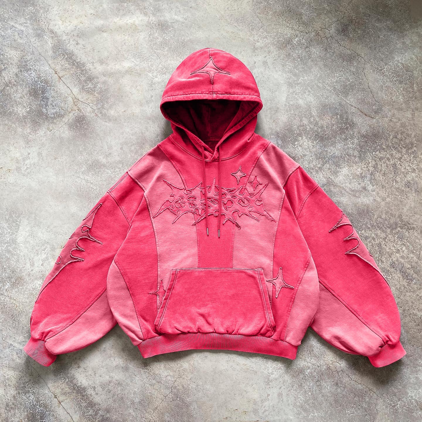 Casual street patchwork patchwork cotton hoodie - Image 2
