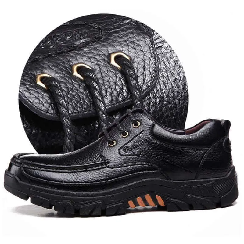 Christmas Sale⛄--40% OFF 🎁Mens Waterproof Non Slip Soft Sole Casual Genuine Leather Oxfords - Image 8