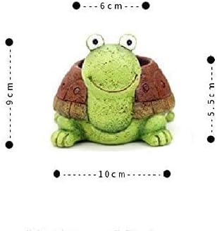 Cute Animal Plant Pots Cartoon Shaped Succulent Vase Flower Pots,Container,Home Decoration Planter Pots,Desk Mini Ornament (Tortoise) - Image 3