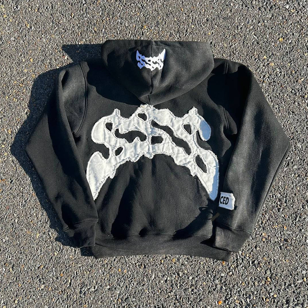 Desire Casual Street Vintage Zip Hoodie - Image 3