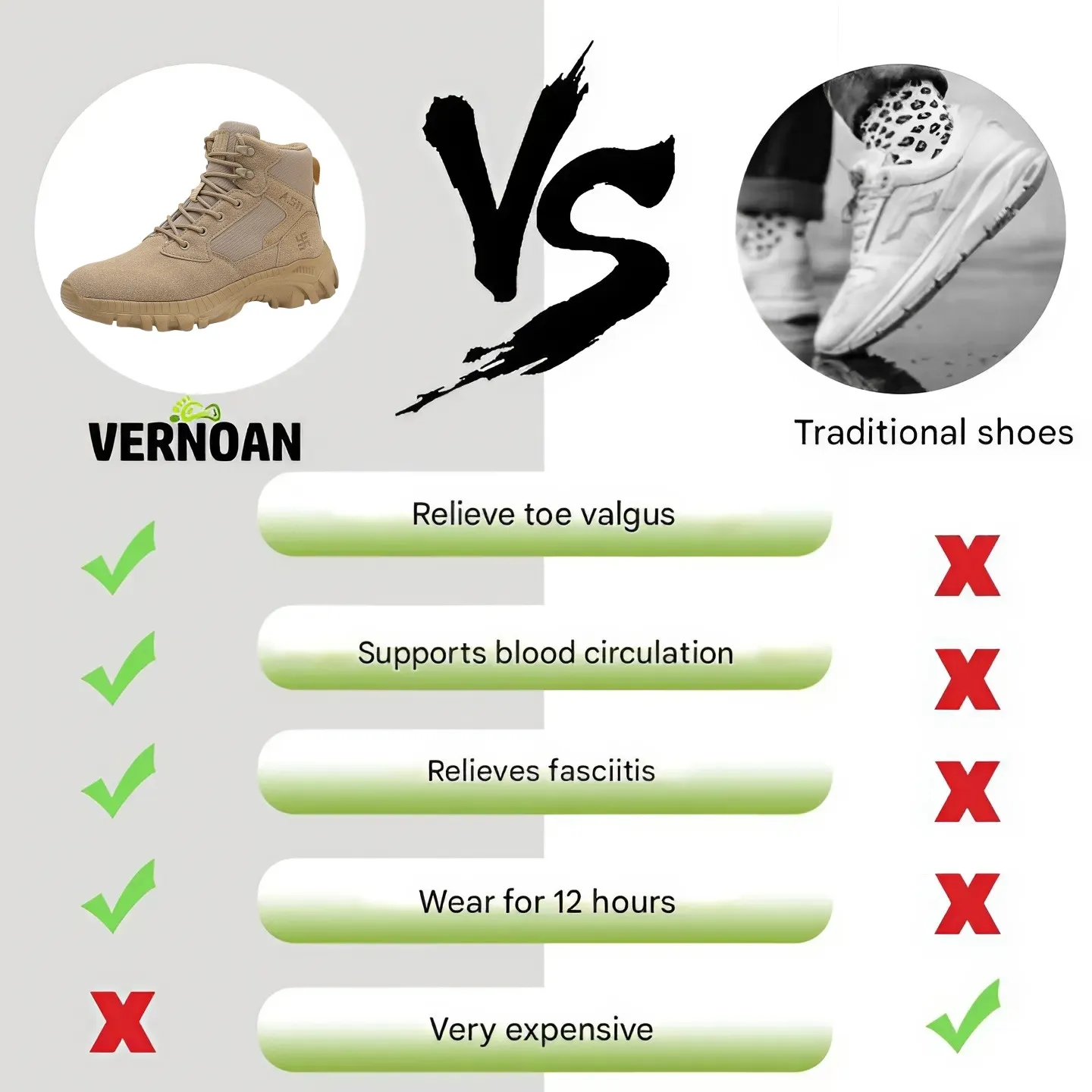 【🔥Half price today - don't miss out】 Ergonomically designed orthopedic shoes - arch-supporting design 👞Easily get rid of foot pain - Image 10