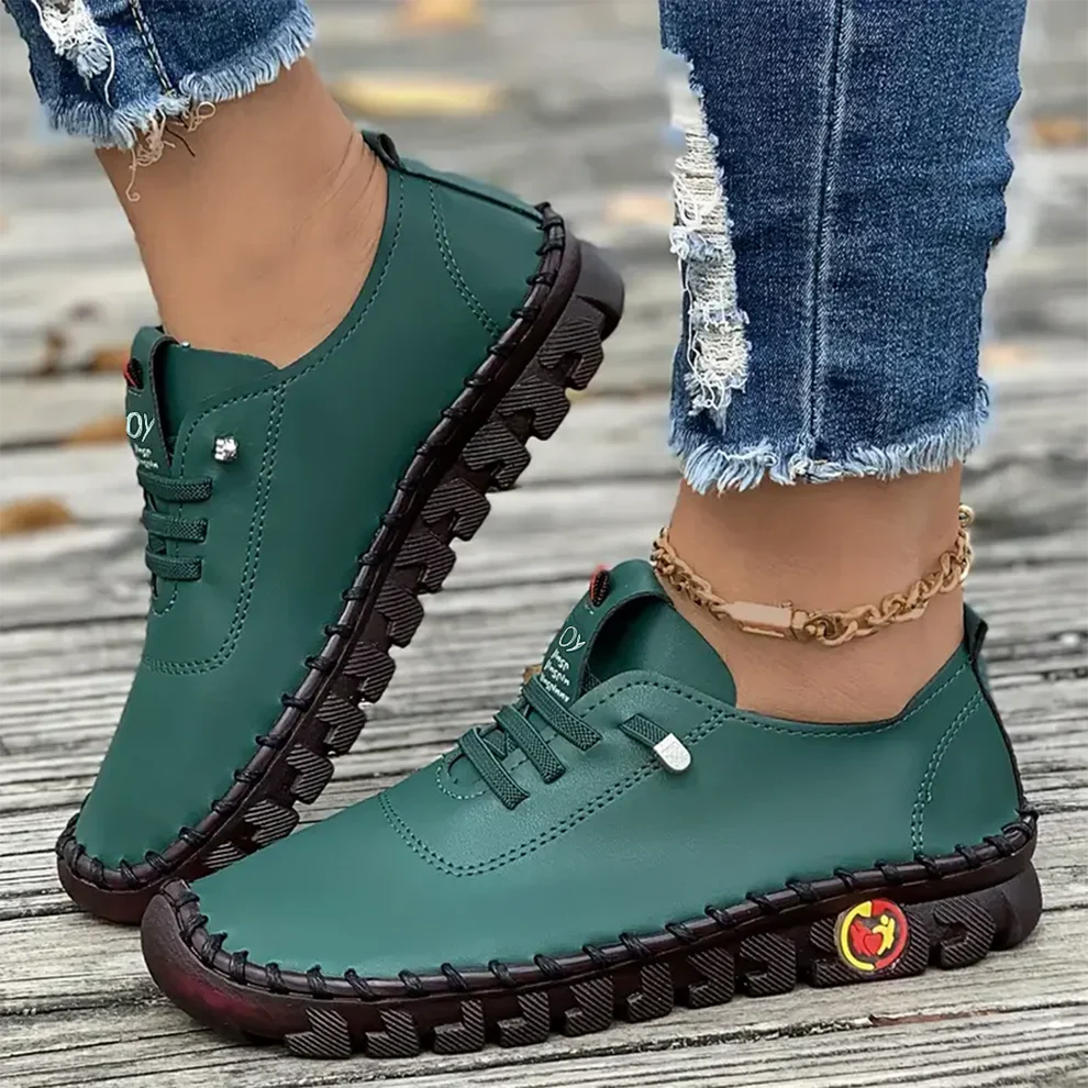 🔥Best Seller-Last Day Sale 60% OFF🔥Women's Hand-Stitched Uniqcomfy Wide Toe Box Leather Shoes - Image 16