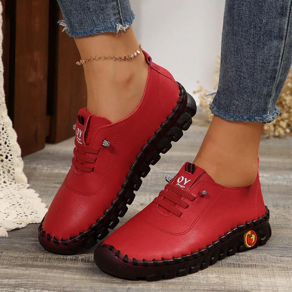 🔥Best Seller-Last Day Sale 60% OFF🔥Women's Hand-Stitched Uniqcomfy Wide Toe Box Leather Shoes - Image 19