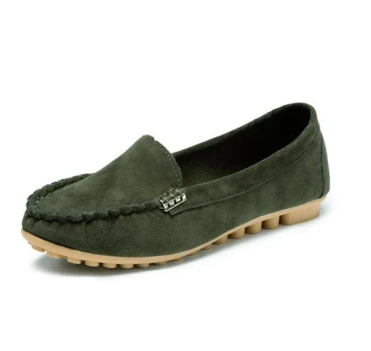 🔥Hot Sale🔥Orthowalk's Round-Toe Flats,Breathable Orthopedic Slip On Walking Shoes - Image 8