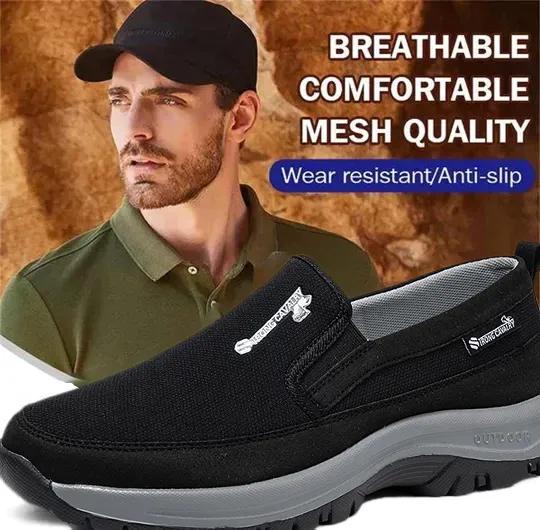 🔥LAST DAY 70% OFF🔥Men's Arch Support & Breathable and Light & Non-Slip Shoes - Proven Plantar Fasciitis, Foot and Heel Pain Relief. - Image 2