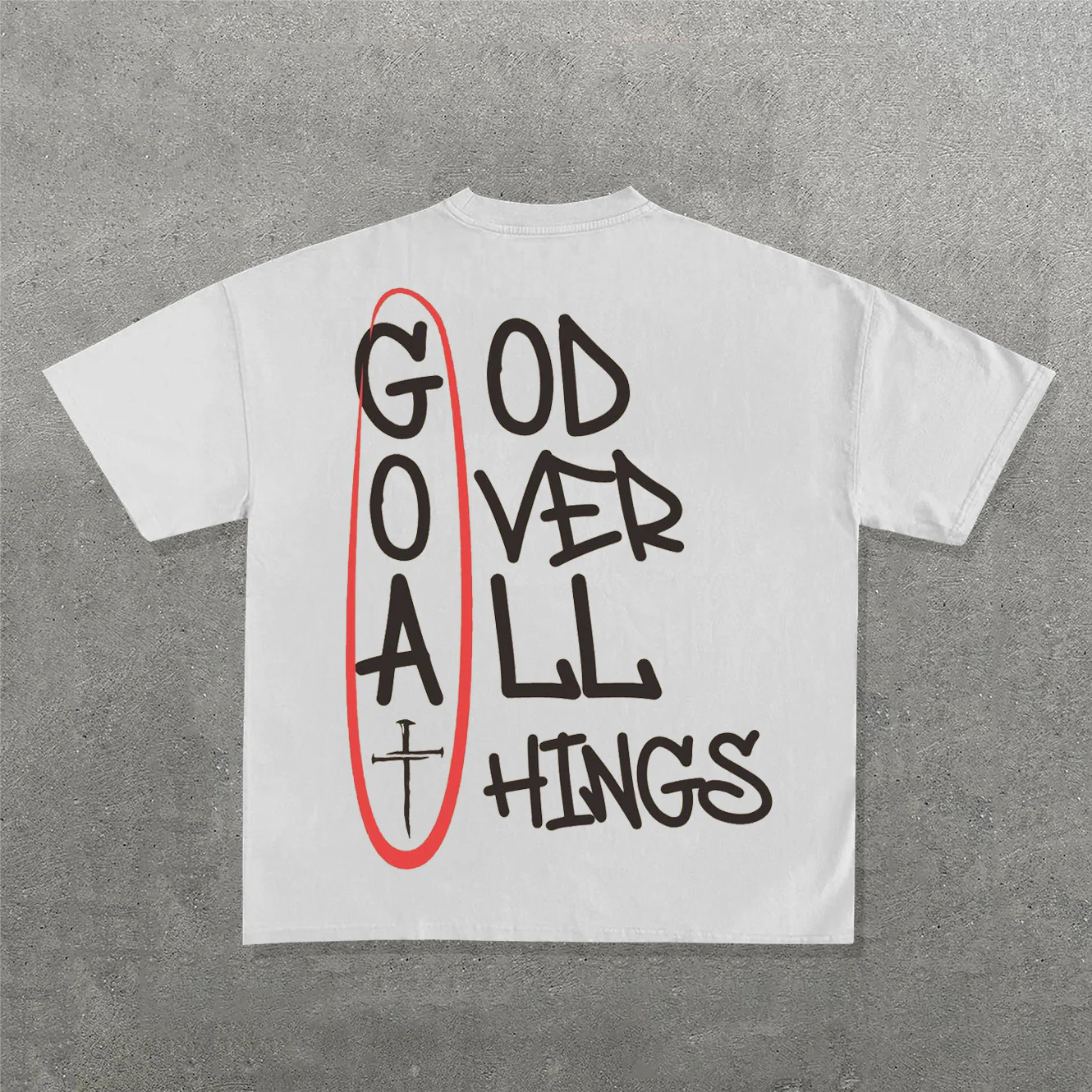 God Over All Things Print Short Sleeve T-Shirt - Image 3