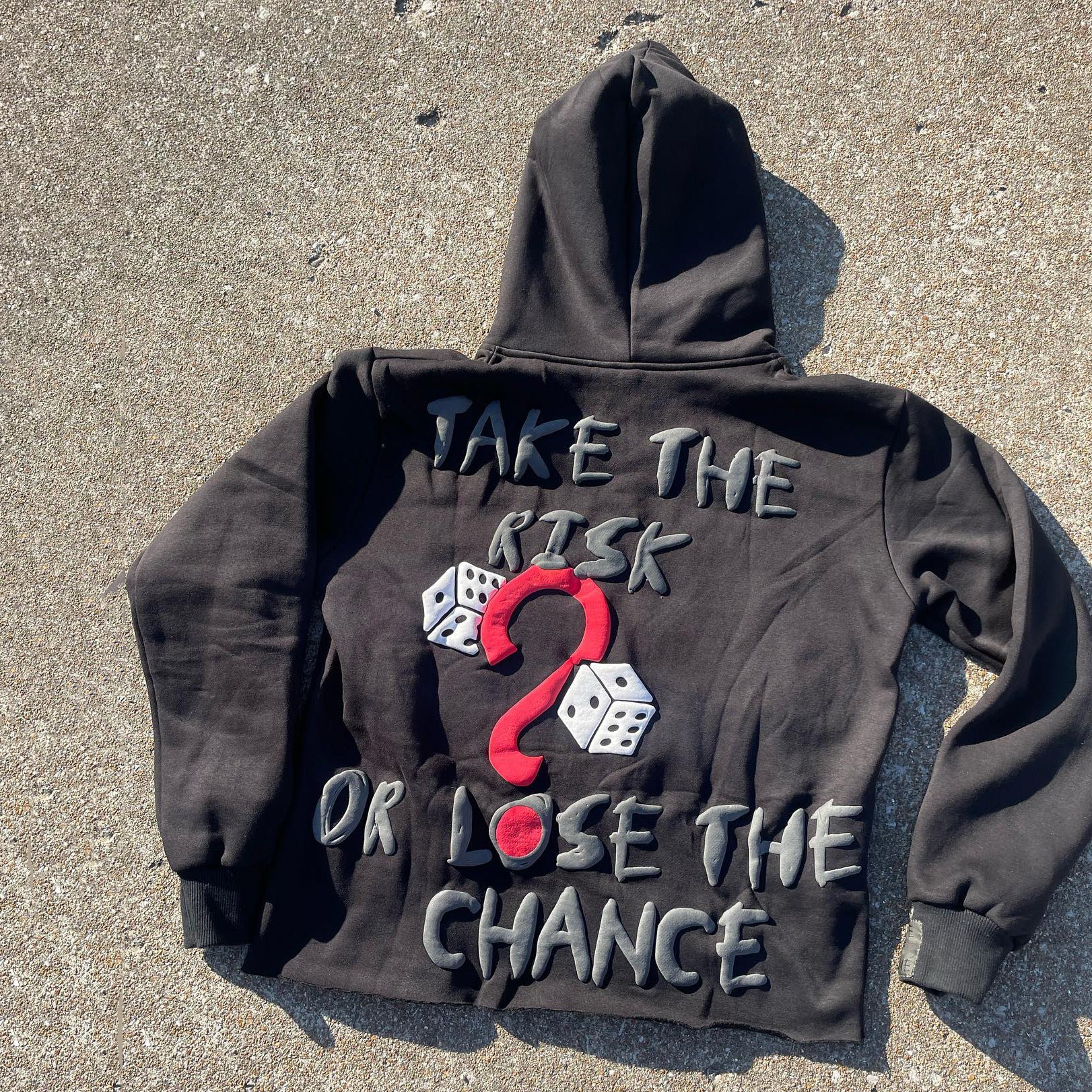 Lucky Kiss Print Casual Street Hoodie - Image 2