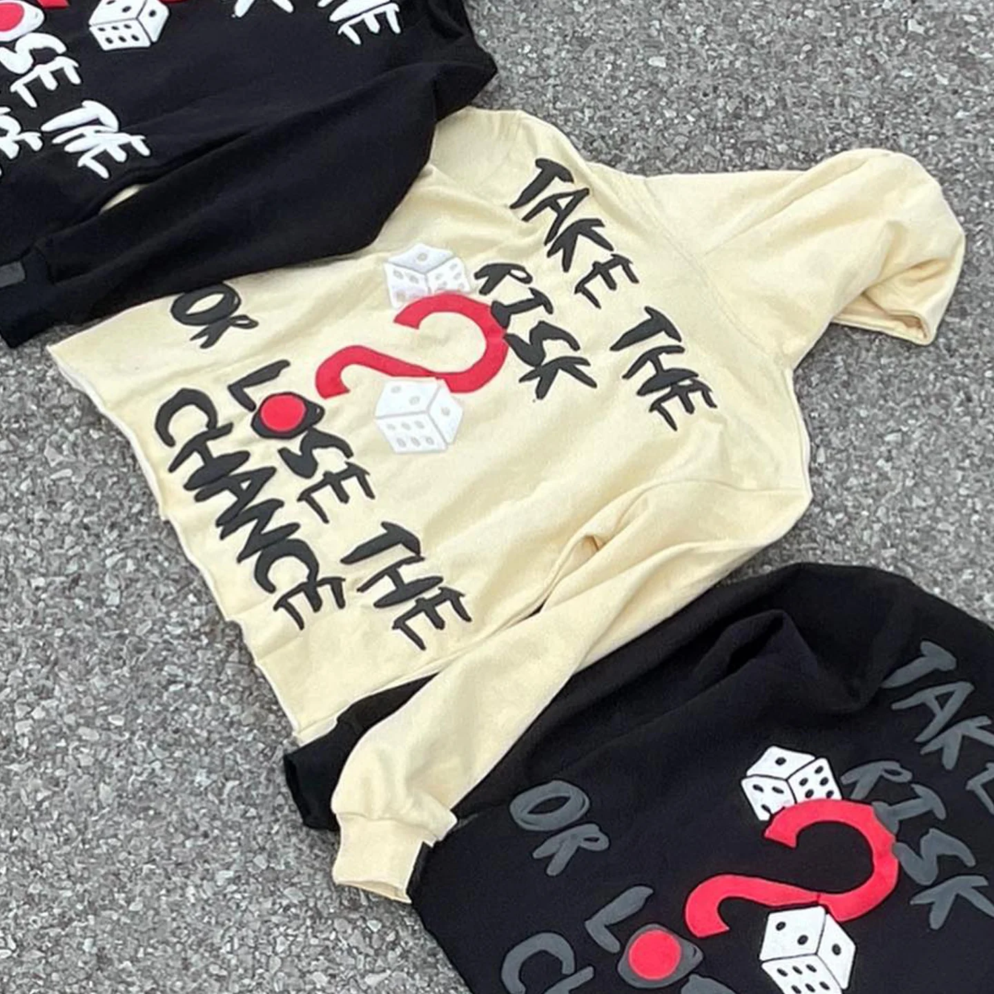 Lucky Kiss Print Casual Street Hoodie - Image 8