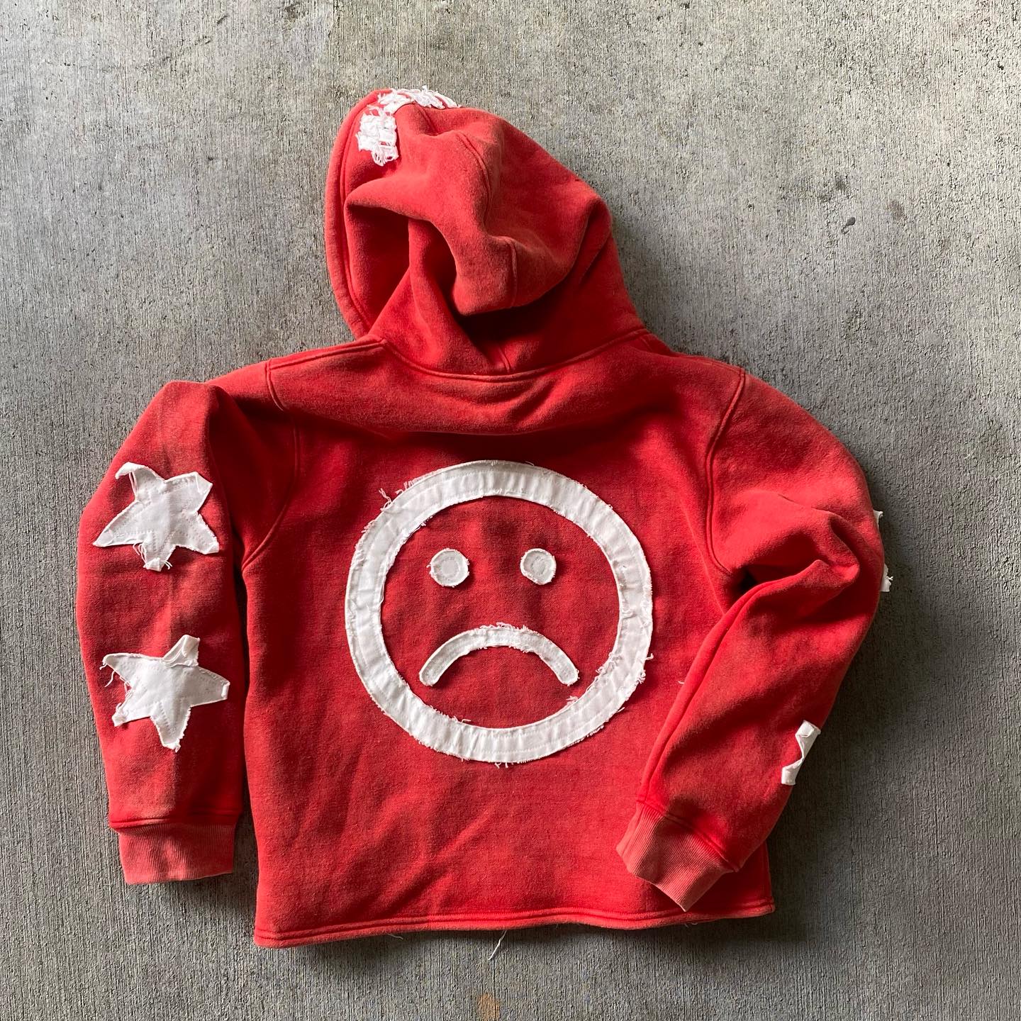 Lucky Embroidered Applique Street Casual Zip Hoodie - Image 7