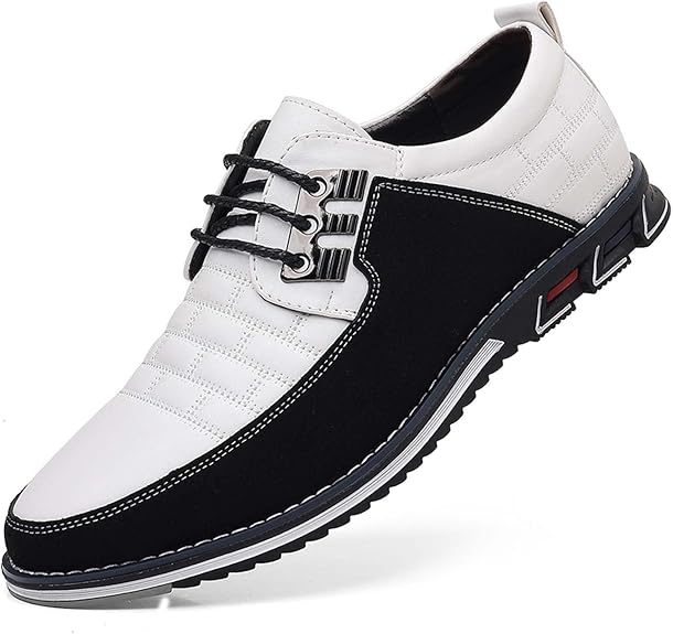 Men's Fashion Calfskin Leather Shoes - Image 8