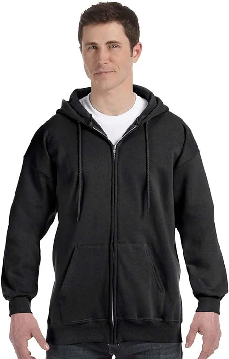 Men's Full-Zip Hoodie, Men's Zip-Up Jackets, Men's Hooded Zip Sweatshirts - Image 5