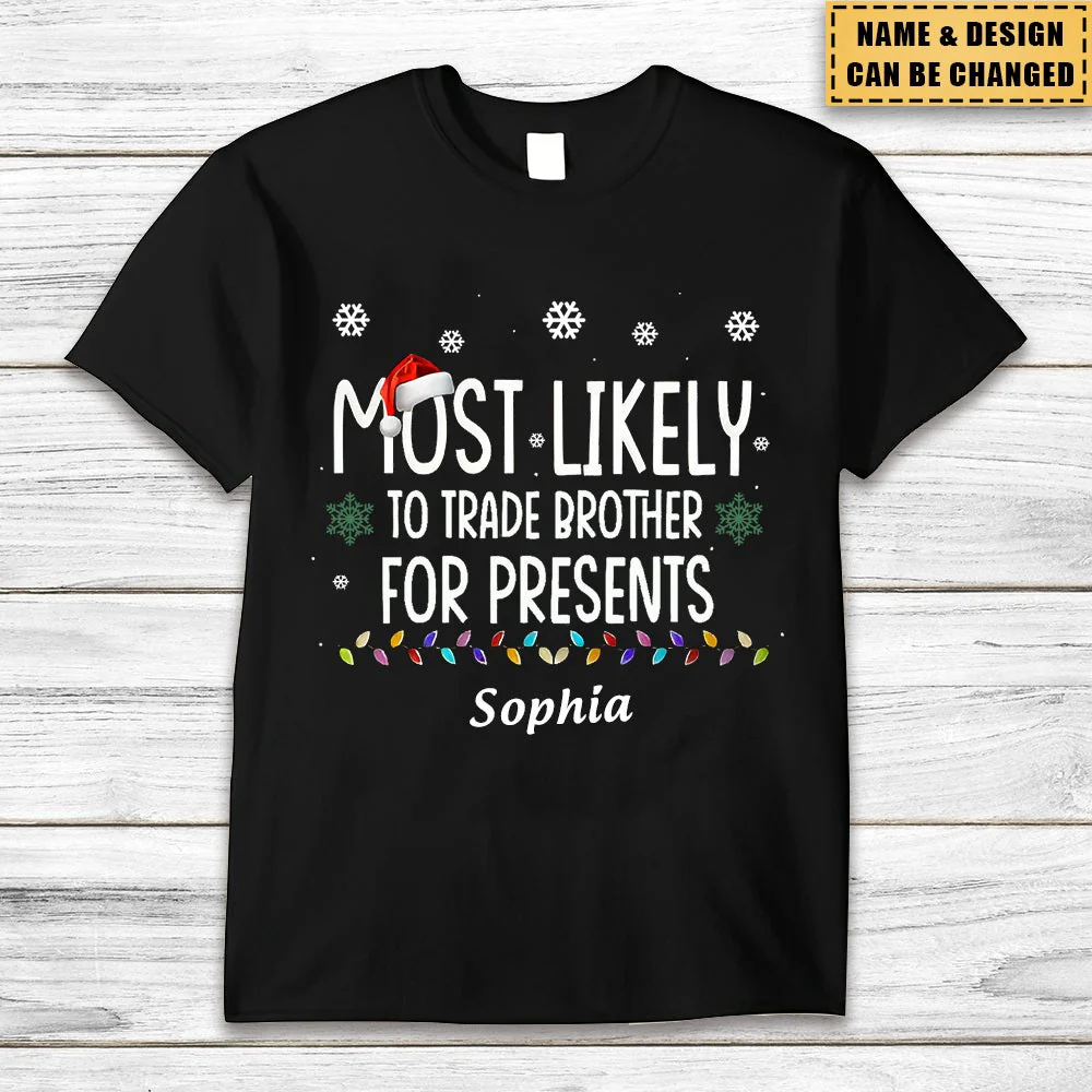 Most Likely To Funny Christmas Pajama Tees - Image 2