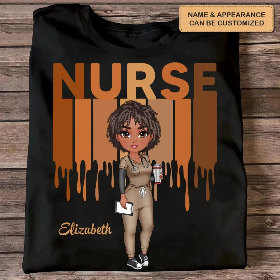 Personalized Custom T-Shirt - Nurse's Day, Appreciation Gift For Nurse - Love Nurse Life - Image 2