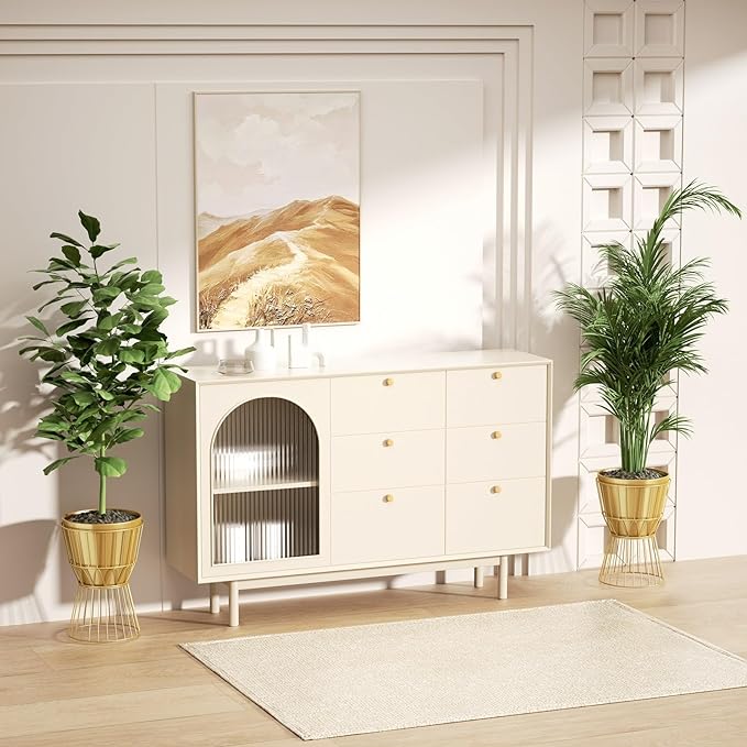 Planter with Stand Gold Metal Plant Pot with Stand - 12 Inch Unique Modern Flower Pots Indoor with Gold Plant Stand with Drainage, 2 Pack - Image 7