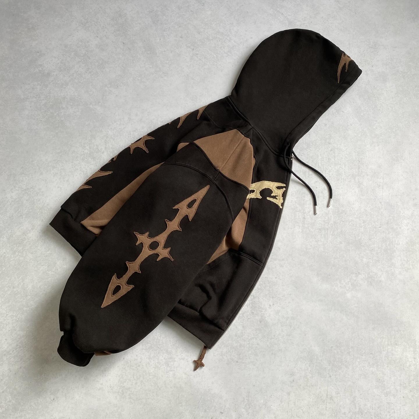 Spiky Arrow Casual Street Hoodie - Image 2
