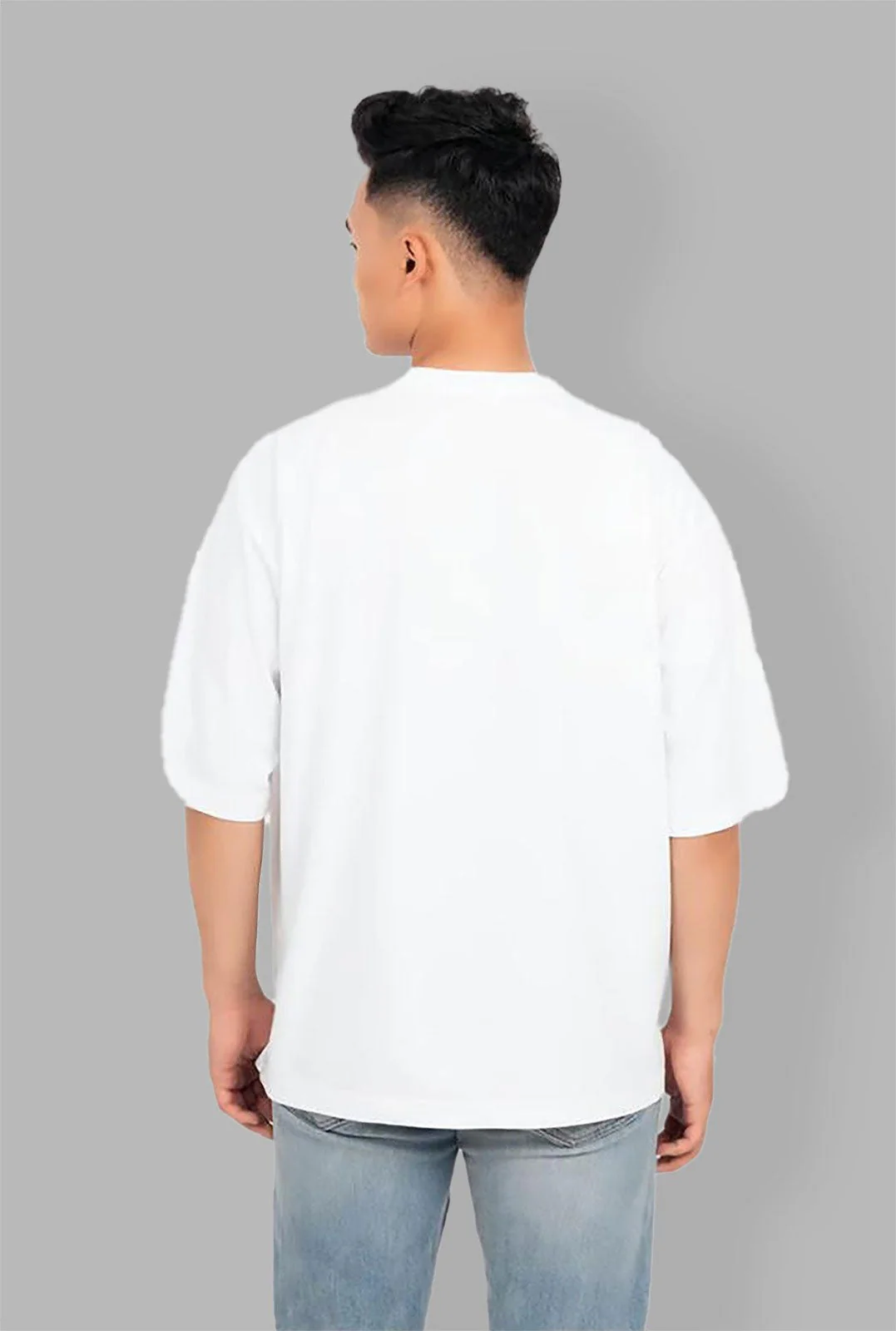 WHITE GRAPHICS PRINTED TEE - Image 2
